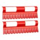 Massido Sock Holders for Clothes Drying Rack, 2 Pcs, Red