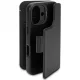 Decoded Leather Detachable Wallet MagSafe dėklas iPhone 16 telefonui, juodas