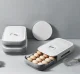 Egg Container Box, White