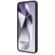 Guess Silicone Big 4G Logo Bottom Script dėklas Samsung Galaxy S25, juodas