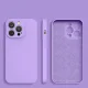 Silikoninis dėklas telefonui iPhone 14 Plus, violetinis