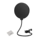 Neewer mikrofono pop filtras 40036394EU B-3 su lanksčia kojele, juodas