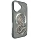 Nimmy Dragon MagSafe dėklas telefonui Apple iPhone 16, pilkas