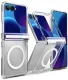 Ringke Fusion Flap Magnetic dėklas skirtas Samsung Galaxy Z Flip 8, skaidrus