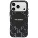 Karl Lagerfeld MagSafe dėklas iPhone 17 Pro, juodas