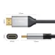 Orico H8Y1 HDMI 2.1 8K 60 Hz laidas 1.5 m, juodas