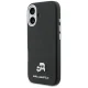 Karl Lagerfeld Karl & Choupette Saffiano MagSafe dėklas iPhone 17, juodas