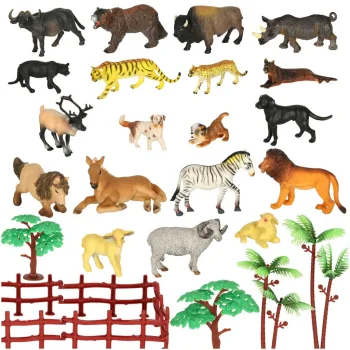 Kids Animal Figure Toy Set, 31 pcs.