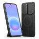 Tech-Protect Kevlar Aura MagSafe dėklas Samsung Galaxy A57, juodas / oranžinis