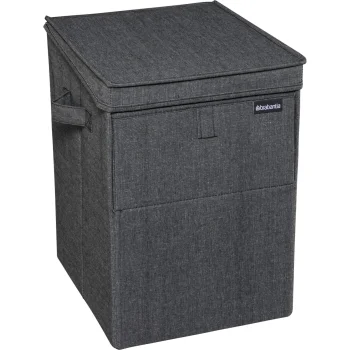 Sulankstoma skalbinių dėžė Brabantia Laundry Box 35 L, juoda