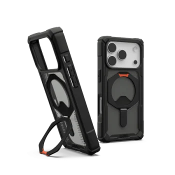 UAG Plasma XTE MagSafe Phone Case Cover iPhone 17 Pro - Black and Orange