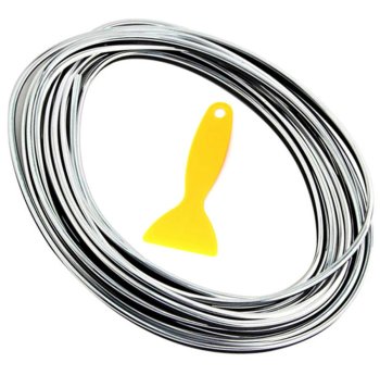 Interior Decorative Trim Strip 5m, Silver