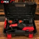Akumuliatorinis grandininis pjūklas OPEX TOOLS OPX28014, 12\" 21V 3.0Ah, juodas/raudonas