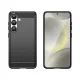 Carbon Case telefono dėklas Samsung Galaxy S25 Edge, juodas