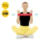 Pasipriešinimo guma mankštai 4FIZJO Mini Power Band 0,4 mm, raudona