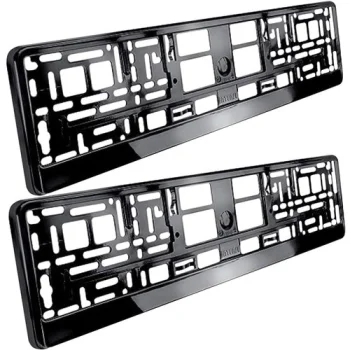 Xtrobb License Plate Frame, 2 pcs, Black