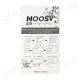 Noosa SIM kortelių adapterių rinkinys su adatėle, baltas