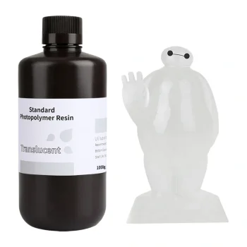 ELEGOO Standard Resin 1.0 3D spausdintuvo fotopolimerinė derva, permatoma