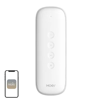 MOES ZR-SR-R01-WH ZigBee išmanusis scenarijų jungiklis IP55, baltas
