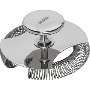 Alessi The Tending Box GIA27 dvigubas kokteilių koštuvas, sidabrinis