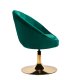 Kosmetologinė kėdė 4Rico QS-BL12G Velvet, žalia