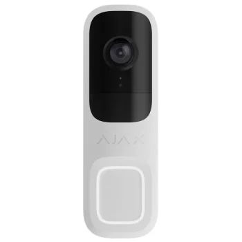 Išmanusis vaizdo skambutis Ajax DoorBell 4MP AI, baltas