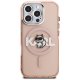 Karl Lagerfeld IML Choupette Sketch MagSafe dėklas iPhone 16 Pro Max, rožinis