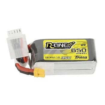 Tattu R-Line 650mAh 14.8V 95C 4S1P XT30 Battery