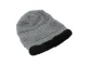 Hat Snood Scarf Winter Set, Gray