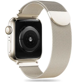 Tech-Protect MilaneseBand dirželis Apple Watch 38/40/41mm, bežinis