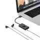 Orico SC2 išorinė daugiafunkcinė garso plokštė USB-A, juoda