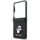 Karl Lagerfeld Karl & Choupette Pins dėklas iPhone 17 Pro, juodas