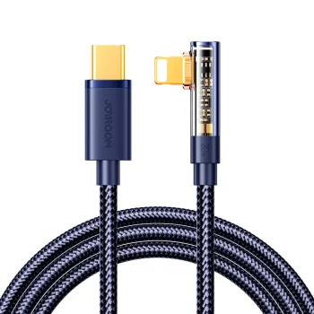 Joyroom S-CL020A6 Angled Lightning to USB-C Cable 20W 1.2m Blue