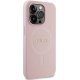 Guess Saffiano MagSafe dėklas telefonui iPhone 14 Pro, rožinis