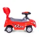 Vaikiškas stumdukas-automobilis 3-in-1 su rankena, raudonas
