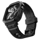 Spigen Rugged Armor Pro Apple Watch 42 mm dirželis su dėklu, Matte Black