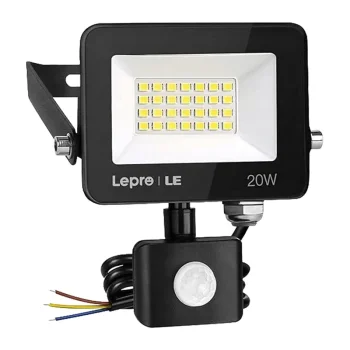 LED prožektorius su judesio jutikliu Lepro 340013-DW-EU 20W 2000 lm 5000K IP65
