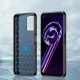 Realme 9 Pro dėklas Carbon Case, lankstus TPU nugarėlė, juodas