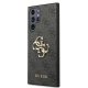 Guess dėklas Samsung Galaxy S22 Ultra telefonui, pilkas (4G Big Metal Logo)