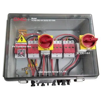 Saulės modulių DC skirstomoji dėžutė 4in-4out 1000V IP66