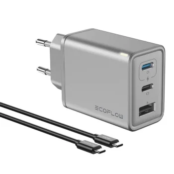 Tinklo įkroviklis EcoFlow RAPID 65W GaN, 3-Port