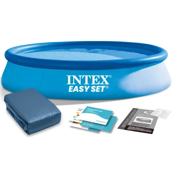 Inflatable Top Ring Garden Pool Intex 28130, 366 x 76 cm with Cover