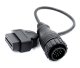 OBD2 to Mercedes Benz 14-pin Adapter