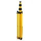 Maclean MCE583 darbinis stovas 2 prožektoriams, plieninis, 62-150 cm, geltonas