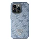Guess dėklas iPhone 14 Pro Max Crossbody 4G Metal Logo, mėlynas