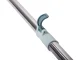 Rubber floor squeegee with telescopic handle, 50 cm, adjustable, green