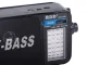 Nešiojamasis radijo imtuvas RDD RD-306 FM / AM / SW su LED žibintuvėliu, juodas
