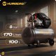 Tepalinis oro kompresorius Humberg HM-257, 100L, 8 Bar