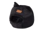 Soft Cat and Dog Bed House Cave, 32x30cm, Black