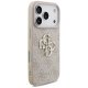 Guess dėklas iPhone 17 Pro telefonui 4G Strap 4G Classic Logo, rožinis